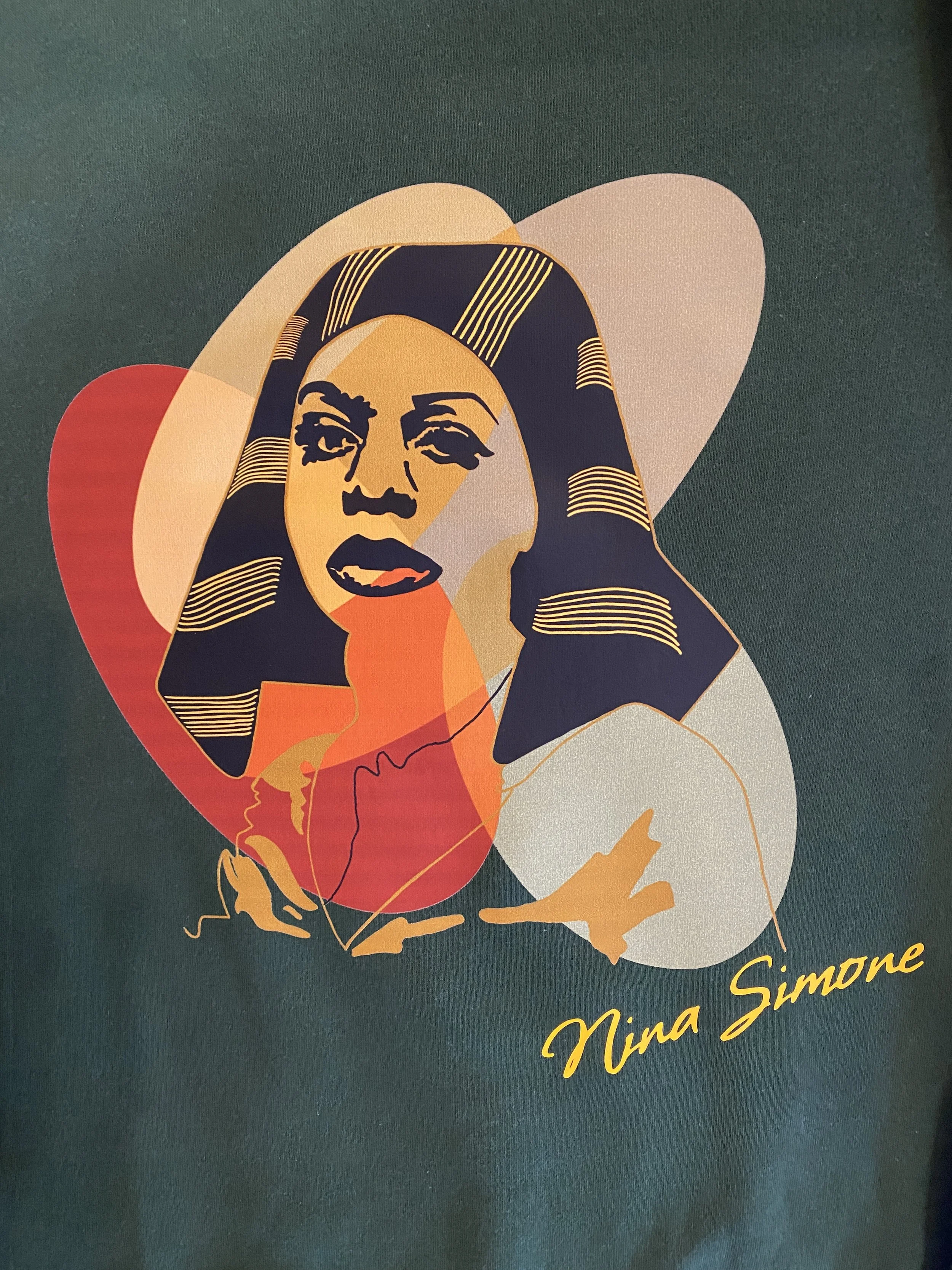 NINA SIMONE CREWNECK SWEATSHIRT — the printing block